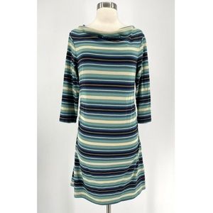 💗(Patagonia) Women’s Kamala Cowl Neck Stripe Dress - SIZE MEDIUM